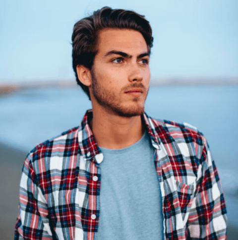 Indian man profile 2